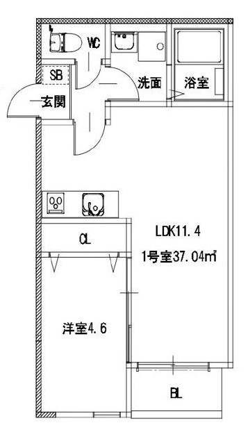 MUGINO BASEの間取り