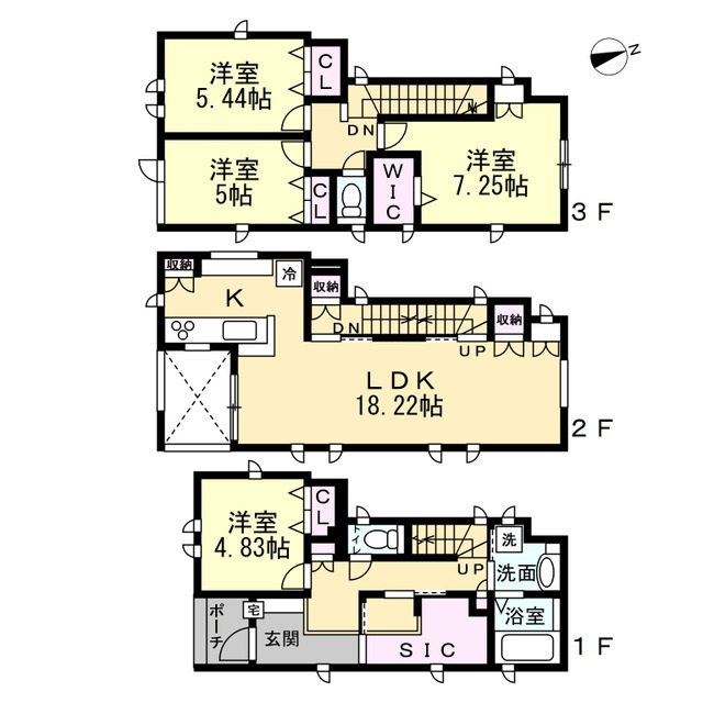 南区向洋大原町の間取り