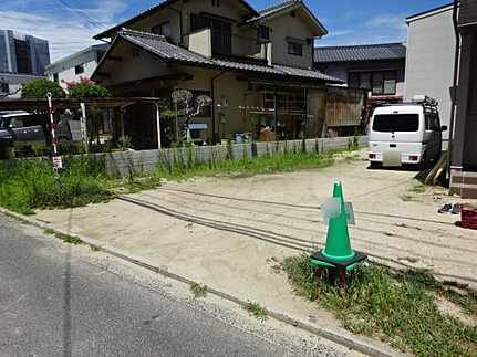 南区向洋大原町の前面道路含む現地写真