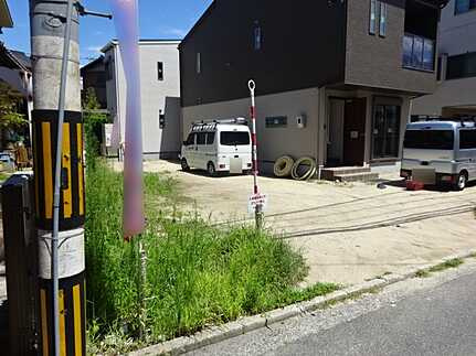 南区向洋大原町の前面道路含む現地写真