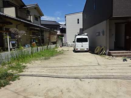 南区向洋大原町の前面道路含む現地写真