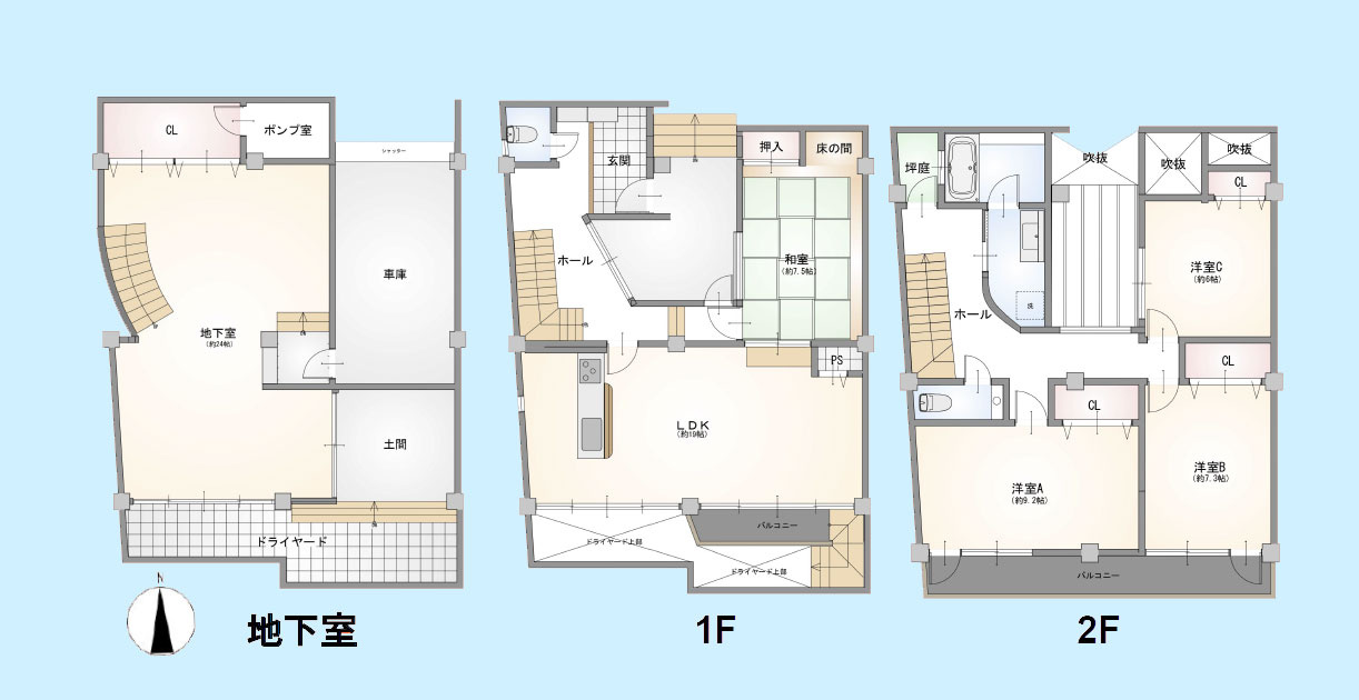 プラウド渋谷東の間取り