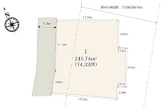 【区画図】 | クライン小山市間々田第4期　  | 【全1棟】本日ご見学できます☆お気軽にお問い合わせください☆