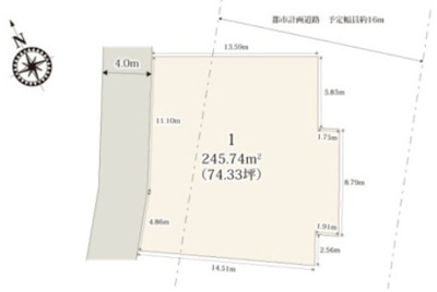 【区画図】 | クライン小山市間々田第4期　  | 【全1棟】本日ご見学できます☆お気軽にお問い合わせください☆