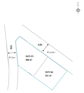●津市稲葉町 売土地の土地図