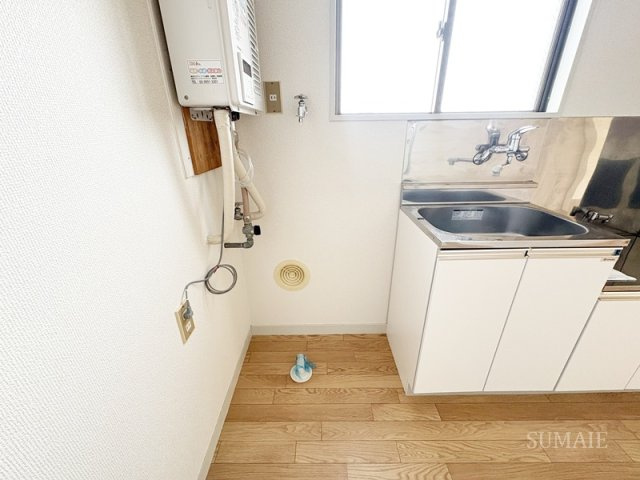林田ビルの設備|洗濯機置き場☆