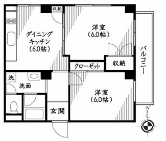 【間取り】 | ファミール築地
