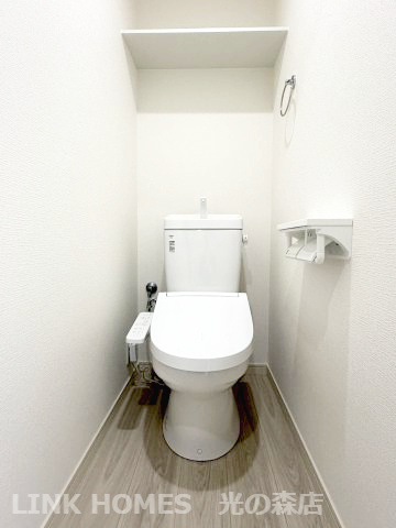 菊池郡菊陽町大字津久礼の賃貸マンションのトイレ