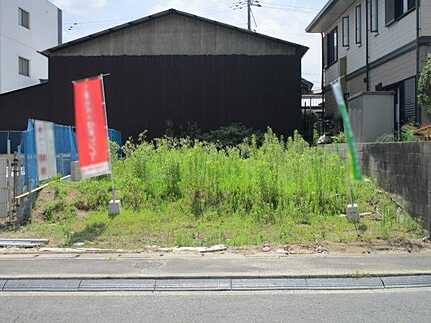 安佐南区八木９丁目の前面道路含む現地写真