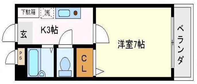 コーラル五色山の間取り
