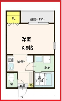 【間取り】 | シーエフハイツ小岩
