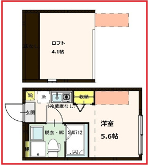 【間取り】 | アジュール小岩