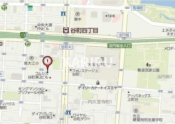 アーデン和泉町の地図