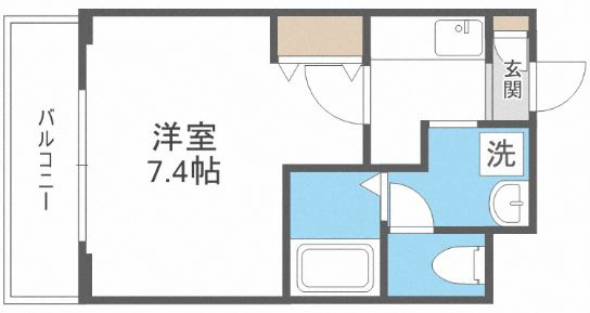 AILE京橋の間取り|AILE京橋　間取り