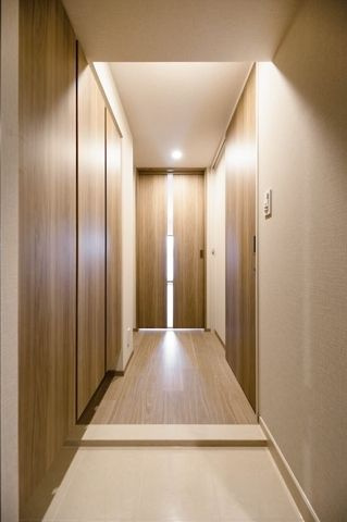 ドゥーエ南千住の玄関
