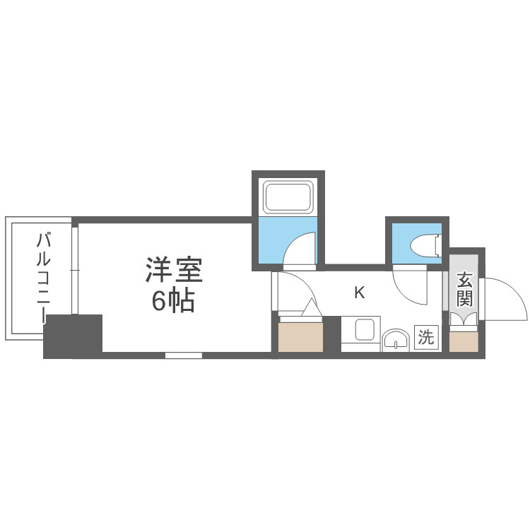 エステムコート大阪城南Ⅱの間取り
