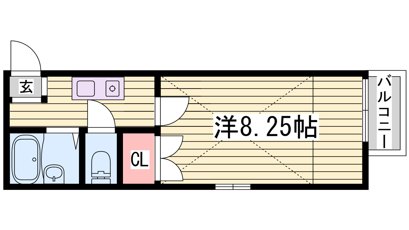 ナイスワン青山Ⅳの間取り