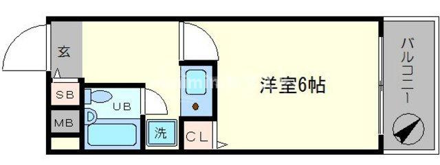 エスリード難波の間取り