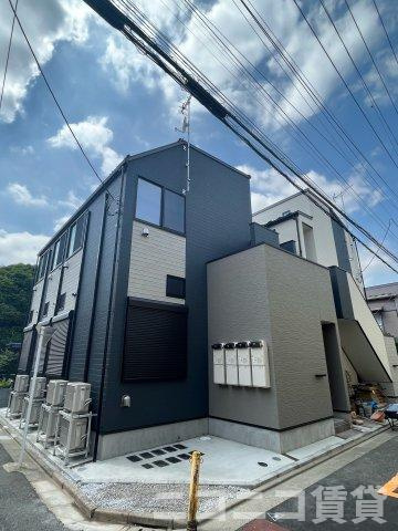 板橋区富士見町のアパートの外観|
