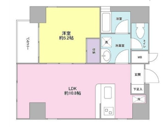 【間取り】 | ミュールメゾン西新宿 | 間取りです。