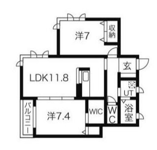 【間取り】 | エスポワール | 間取りです。