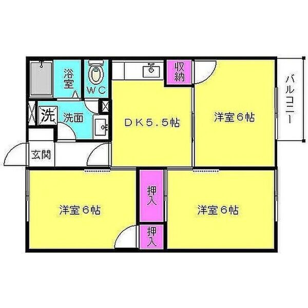 サンマリッツ28の間取り