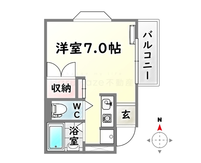 【間取り】 | メゾン川崎【名古屋市賃貸・ネット無料】