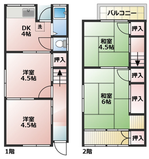 【間取り】 | 西明石南町　戸建