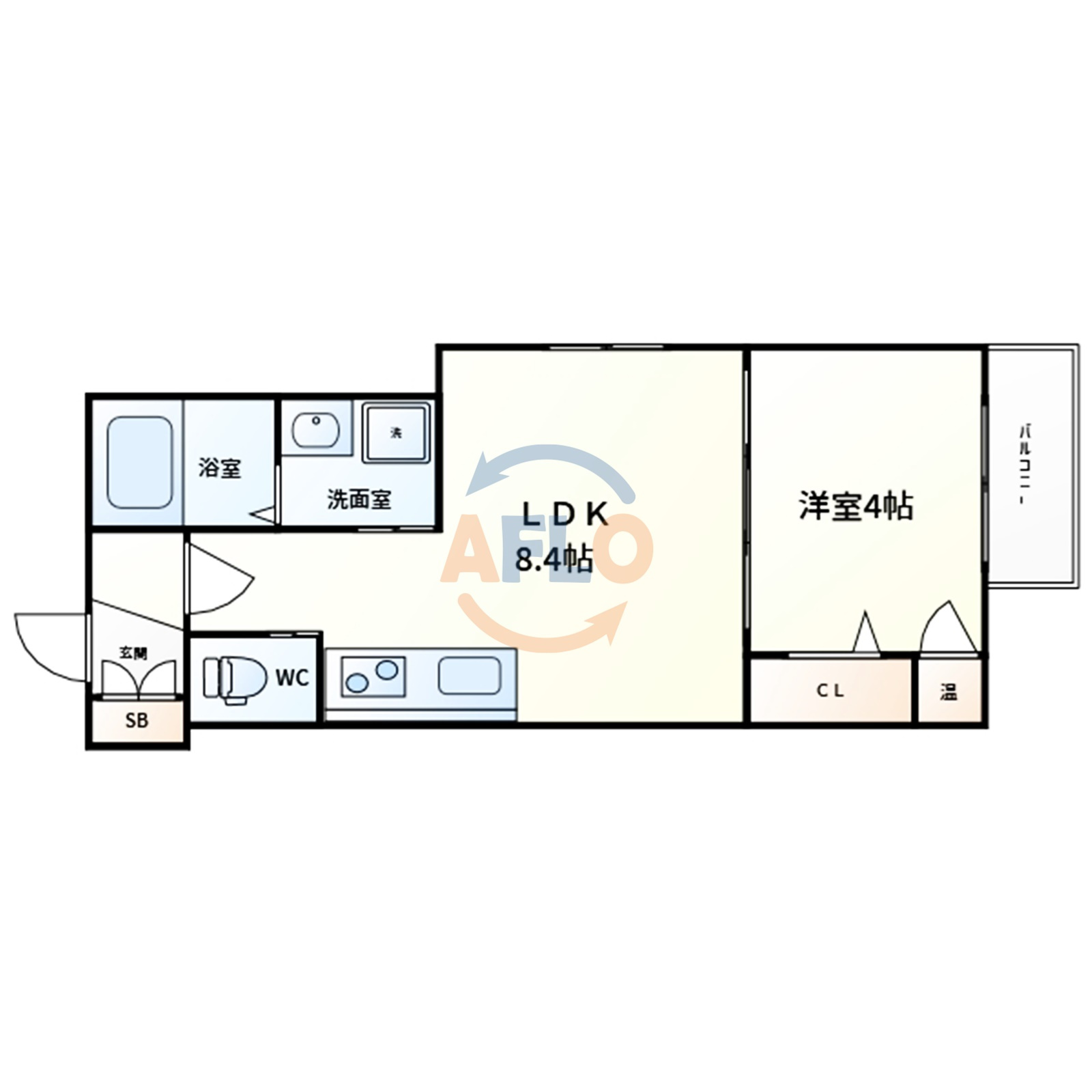 F asecia Lobelieの間取り|F asecia Lobelie　間取り