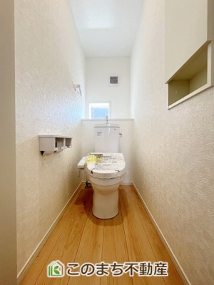 【トイレ】 | CRADLEGARDEN古河市中田第7　 | いつも綺麗に清潔に！シャワー付きトイレです♪
