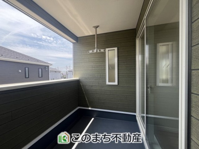 【バルコニー】 | CRADLEGARDEN古河市中田第7　 | 雨でも安心のインナーバルコニーです！
