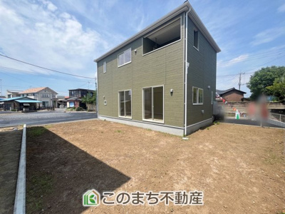 【庭】 | CRADLEGARDEN古河市中田第7　 | 大きなお庭でご家族や友人を招いてＢＢＱもできますね！お子様の水遊びにもぴったりです☆
