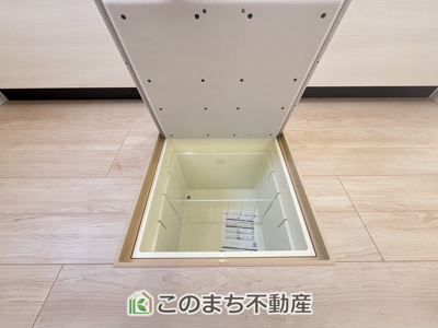 【収納】 | CRADLEGARDEN古河市中田第7　 | 収納は多い方が良い！！床下収納です☆
