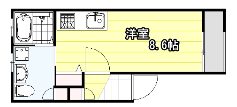 Reメゾン桃谷の間取り