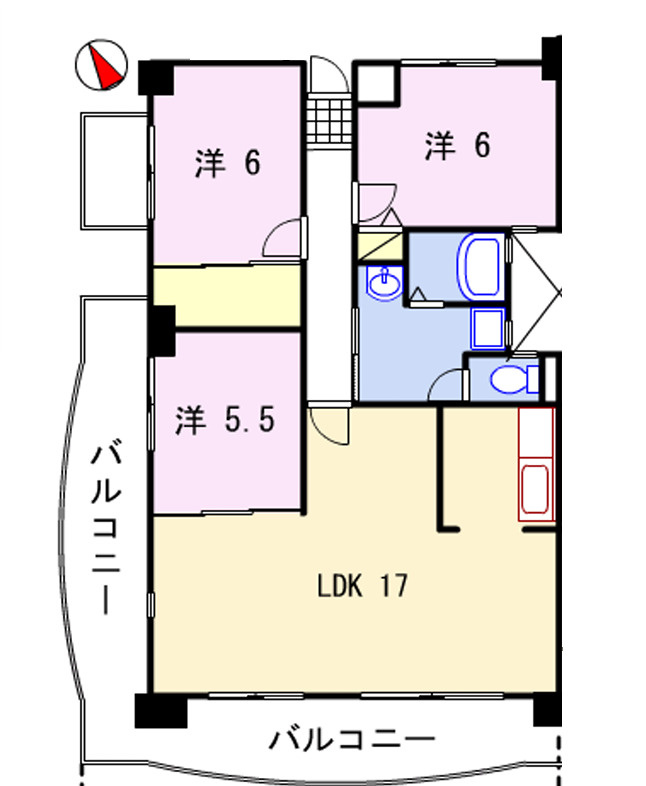 メゾン芳村の間取り