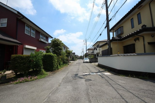 KEM鹿沼市千渡１期　中古戸建の前面道路含む現地写真|〇前面道路〇
東側前面道路　公道6.0ｍ　/2026.7.10撮影