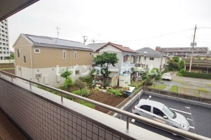 ふじみ野市うれし野２丁目の賃貸マンションのバルコニー
