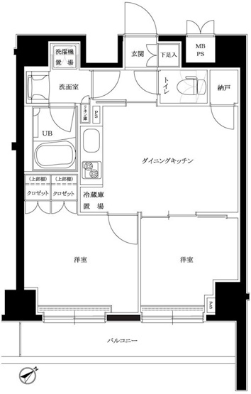 【間取り】 | ルーブル目黒不動前