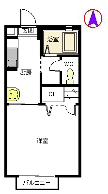 パレスYの間取り
