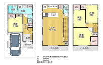 高槻市芝生町1丁目　新築戸建の画像
