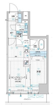 メインステージ千住河原町 の間取り|間取りです。