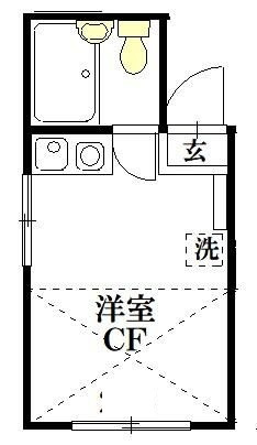 メゾン久野の間取り|間取りです。