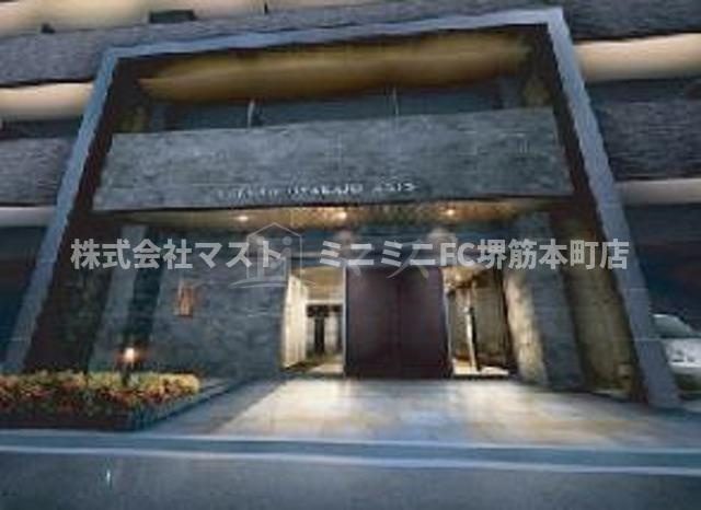 エスリード大阪城アクシスのエントランス