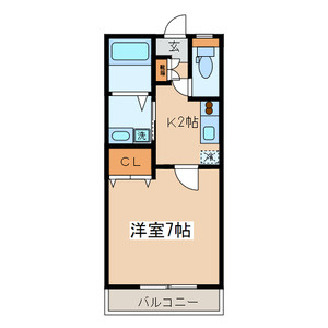 【間取り】 | メゾンボヌール | 間取りです。