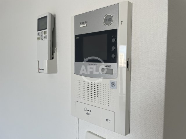 セオリー大阪リバークロスのセキュリティ|セオリー大阪リバークロス　モニター付きインターホン