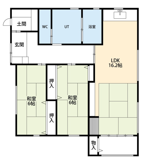 【間取り】 | 岡崎中町戸建