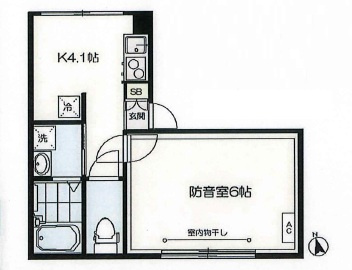 ラシクラス東長崎の間取り