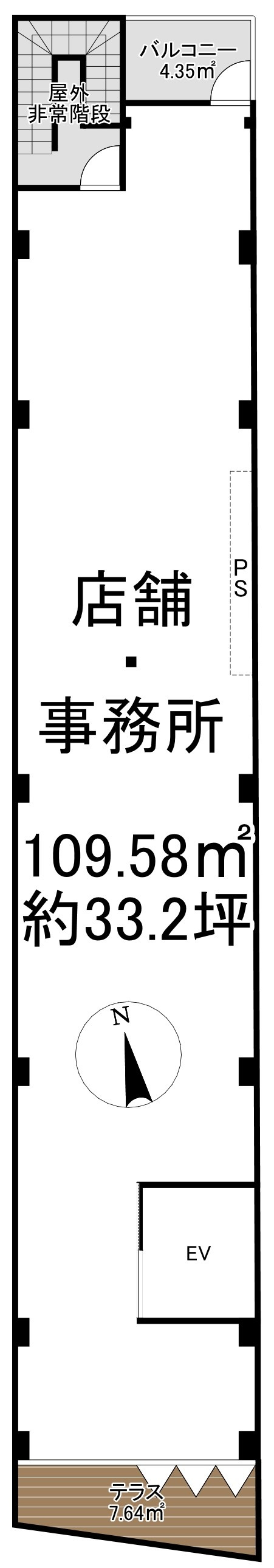 THE　V-CITY麻布十番　CENTREの間取り