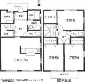 花みずきの間取り