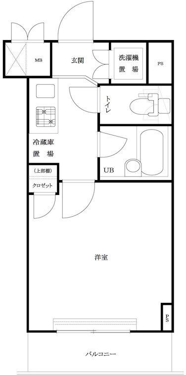 ルーブル中村橋弐番館の間取り|間取りです。